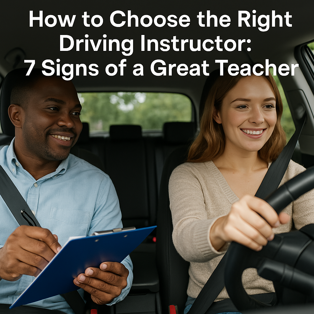 How to Choose the Right Driving Instructor | 7 Signs 1 Driving School Instructors & Driving Lessons