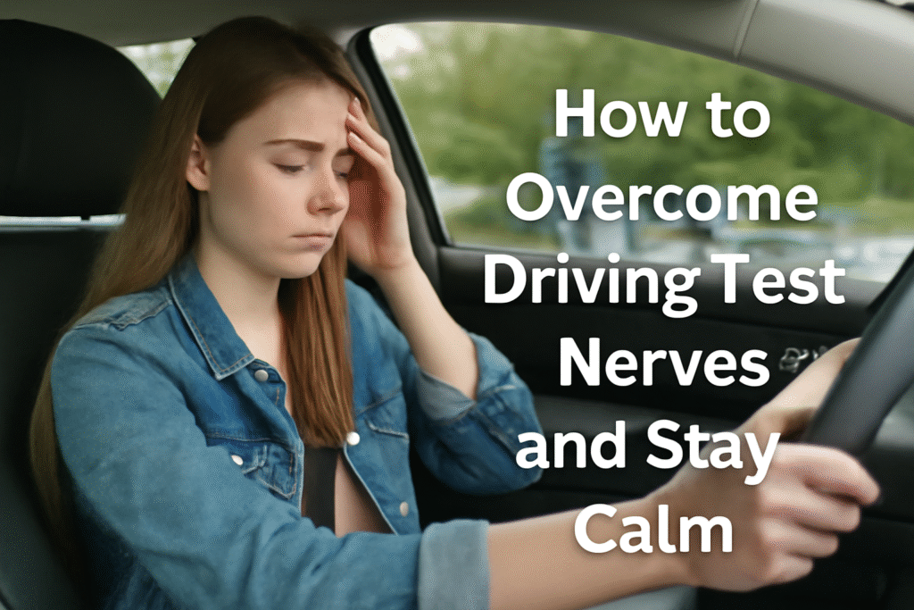 Girl Worrying For her Driving Test
